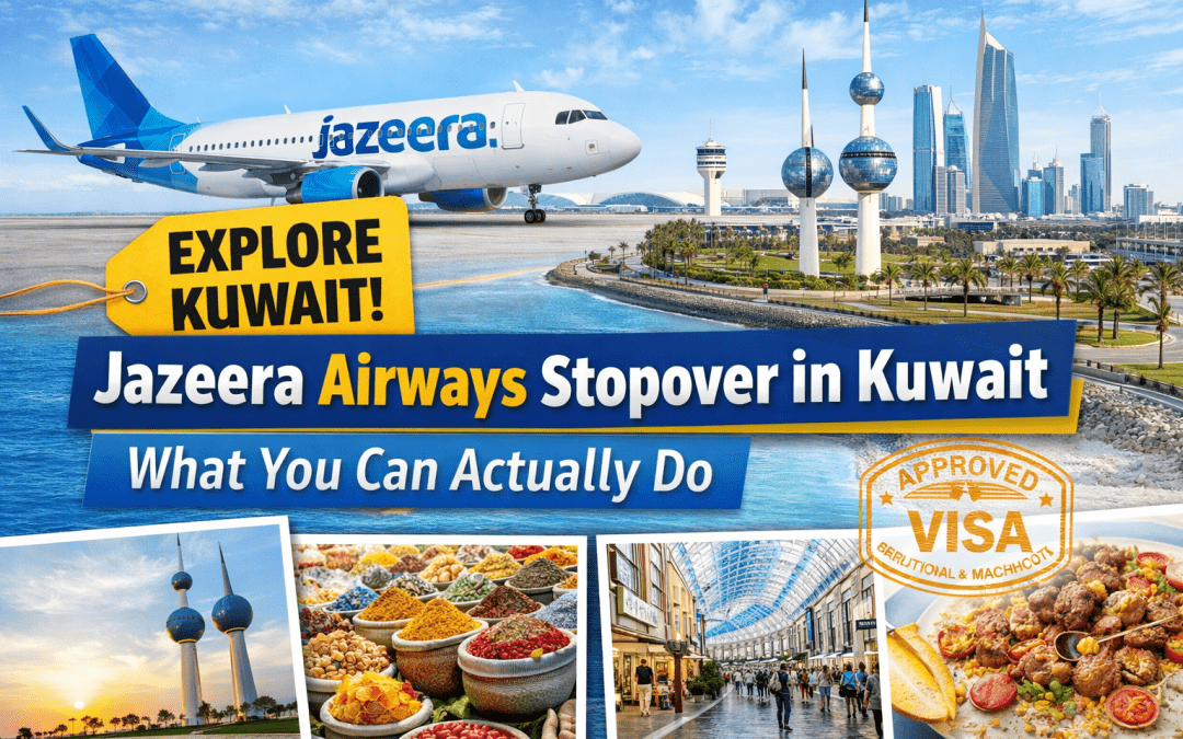Jazeera Airways stopover in Kuwait