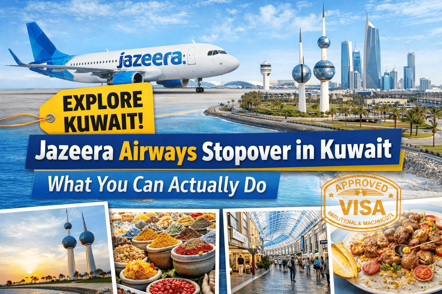 Jazeera Airways stopover in Kuwait